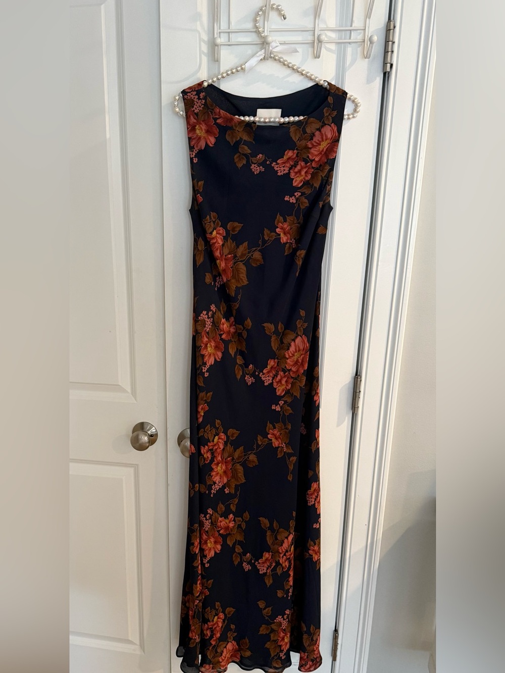 Reformation Prescott Navy Lyric Floral Maxi Dress wedding guest dress - Picture 14 of 16